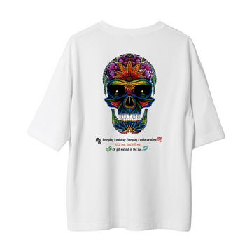 Colourful Skull - Oversize T-Shirt