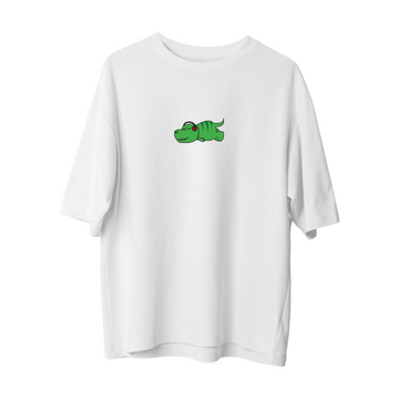Lazy Dinosaur and Music - Oversize T-shirt