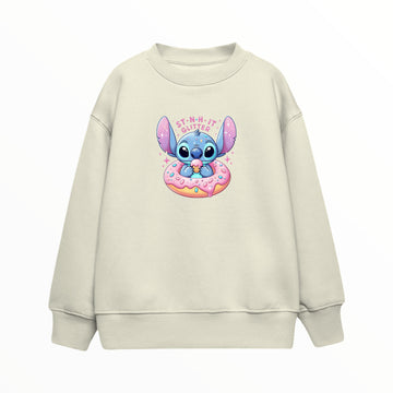 Stitch Donut - Çocuk Sweatshirt