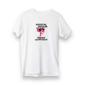 A Sosyal Değilim İnsan Sevmiyorum - Regular T-Shirt