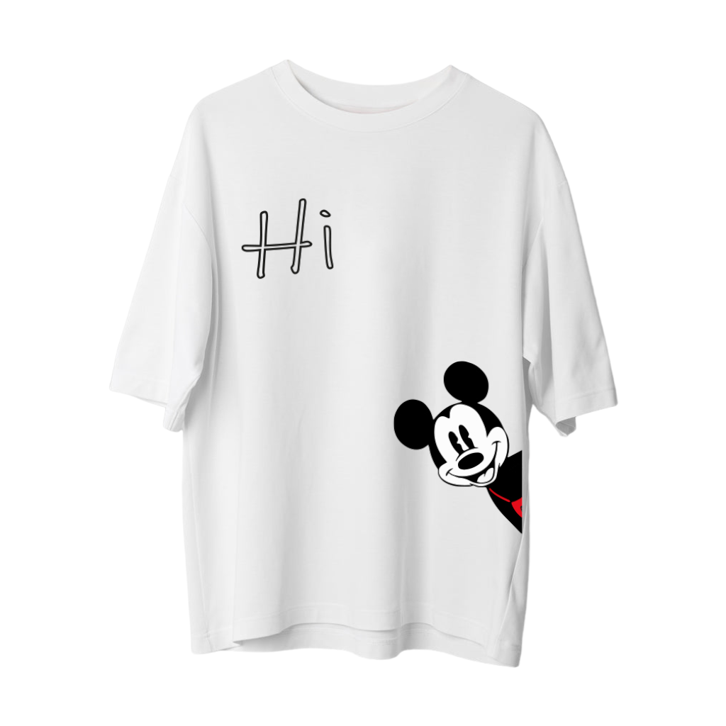 Hi Mickey - Oversize T-Shirt