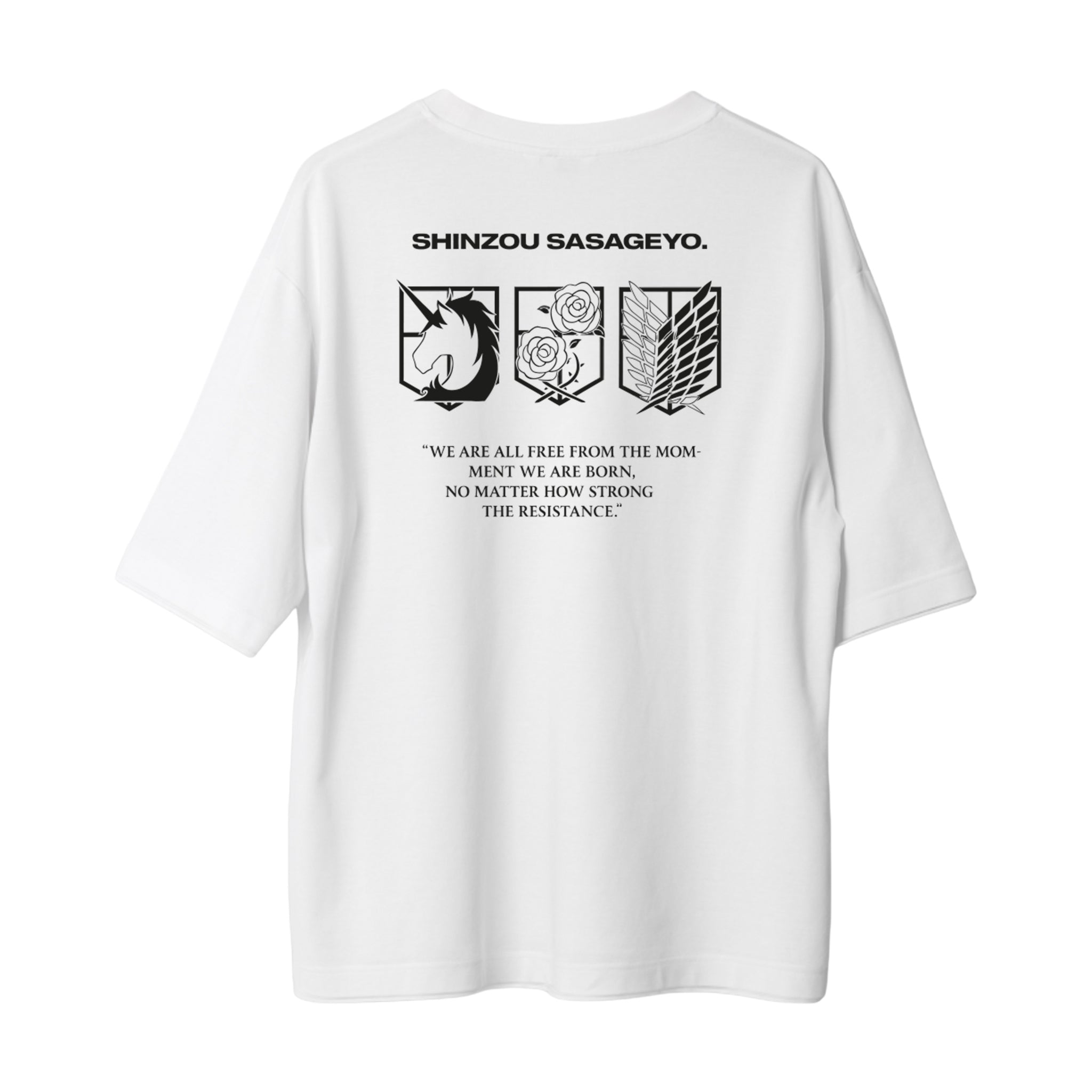 Shinzou Sasageyo - Oversize T-Shirt