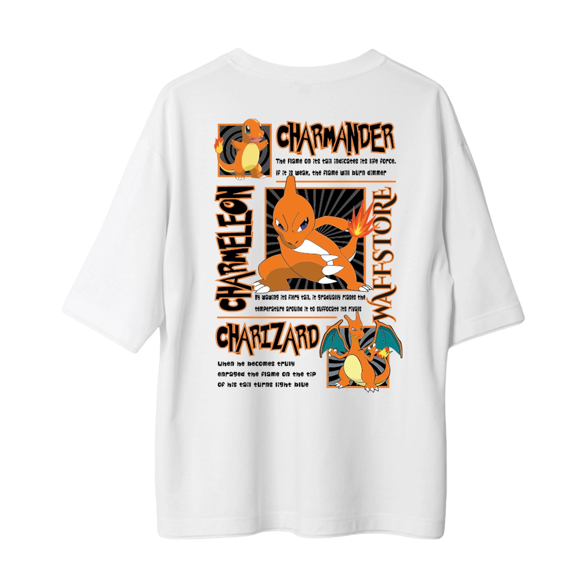 Charmander's Evolution - Oversize T-Shirt