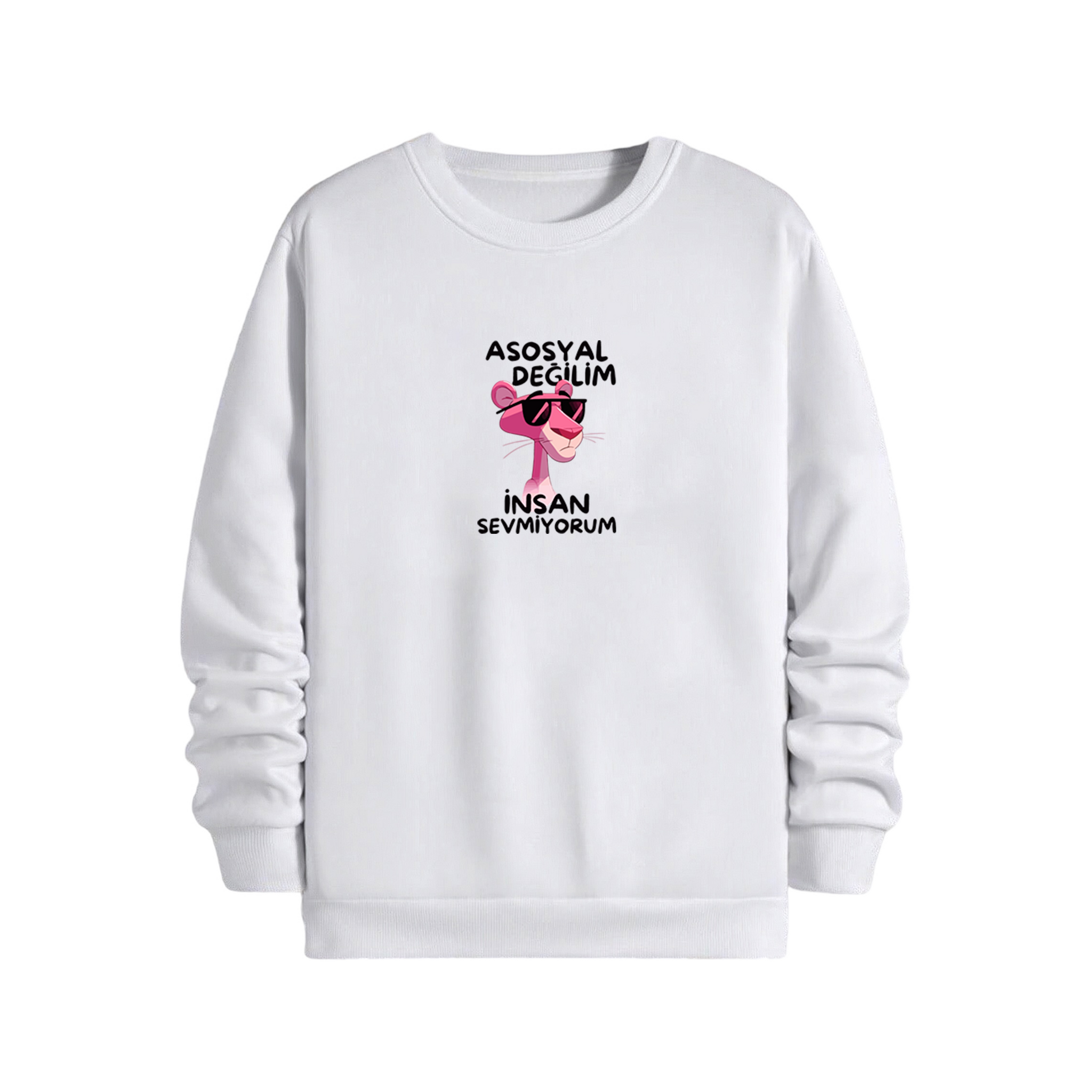 A Sosyal Değilim İnsan Sevmiyorum - Sweatshirt