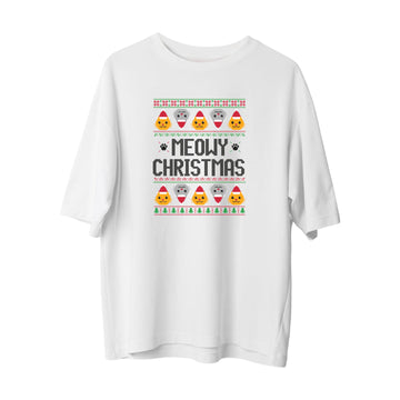 Meowy Christmas - Oversize T-Shirt