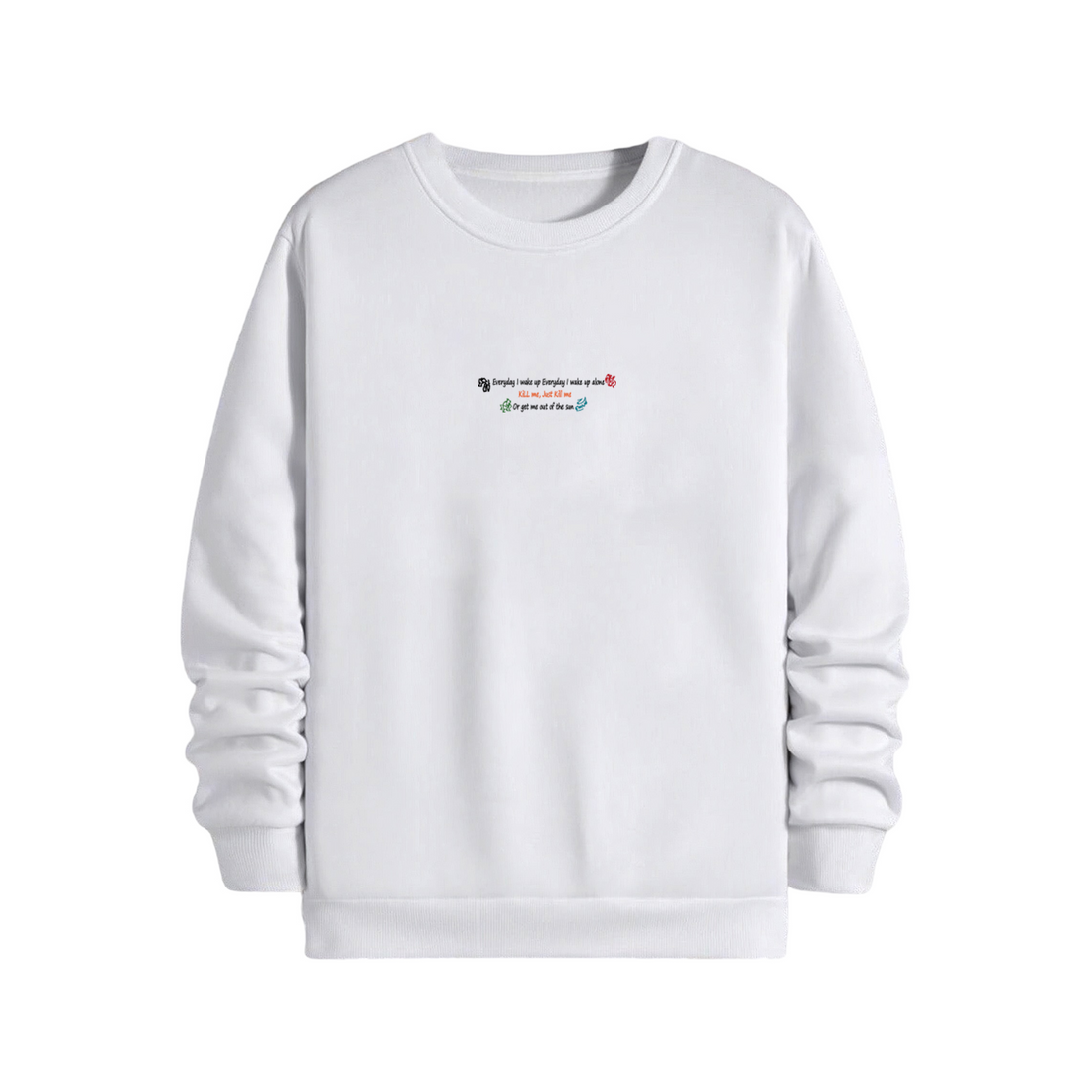 Colourful Skull - Sweatshirt