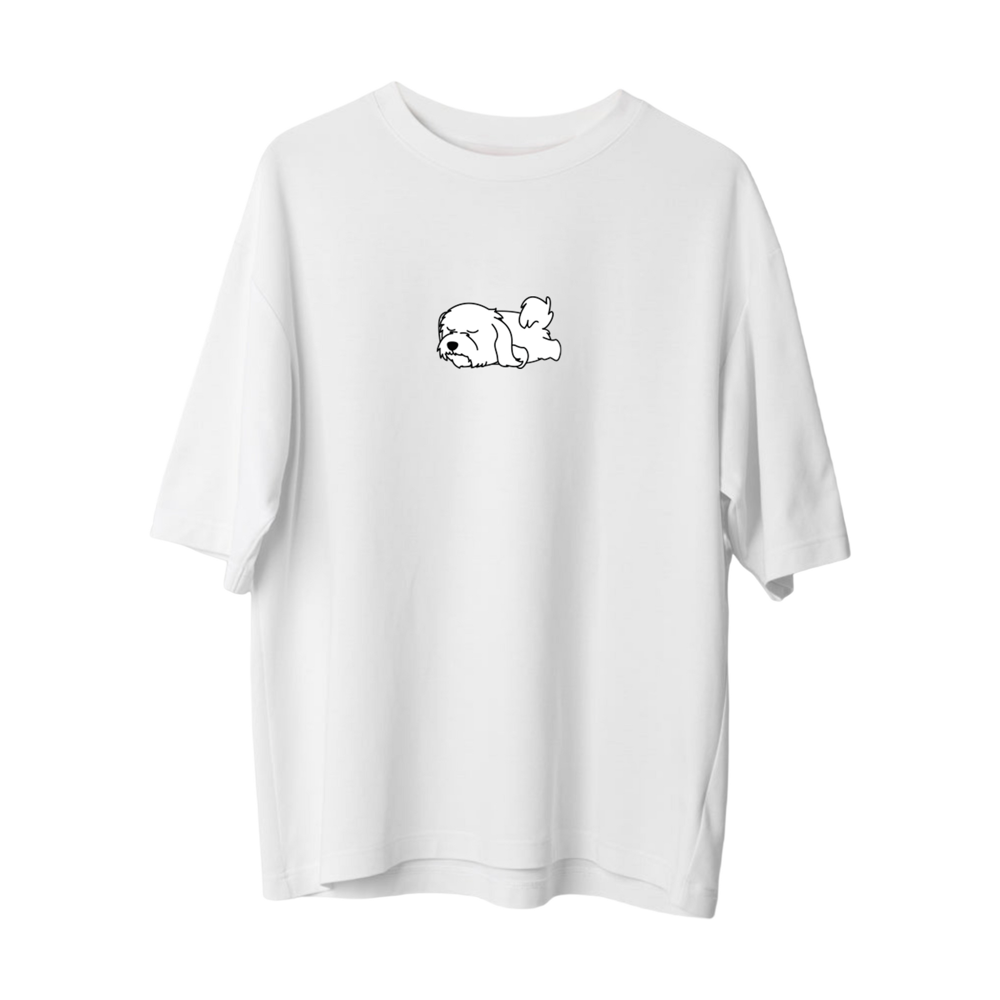Lazy Maltese - Oversize T-shirt