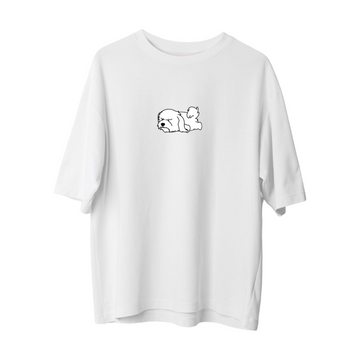 Lazy Maltese - Oversize T-shirt