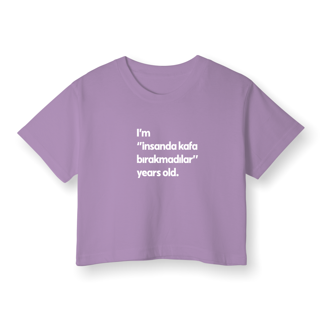 İnsanda kafa bırakmadılar - Crop T-Shirt