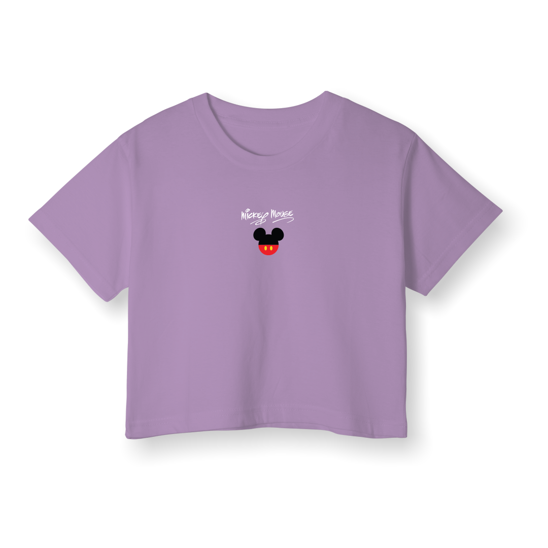 Mickey Back - Crop T-Shirt