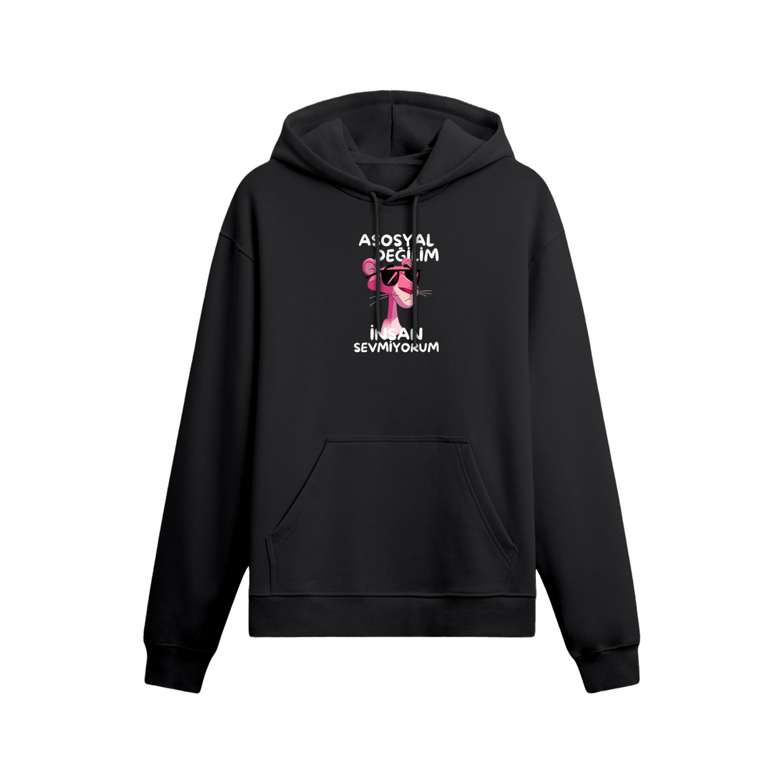 A Sosyal Değilim İnsan Sevmiyorum  - Oversize Hoodie