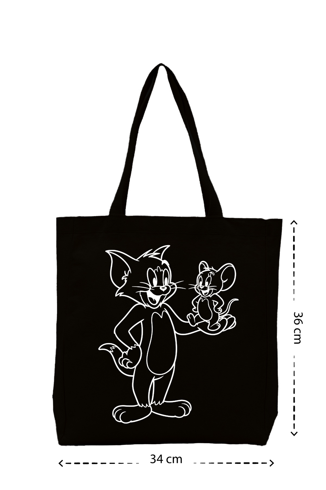 Cat And Mouse Kanvas Çanta