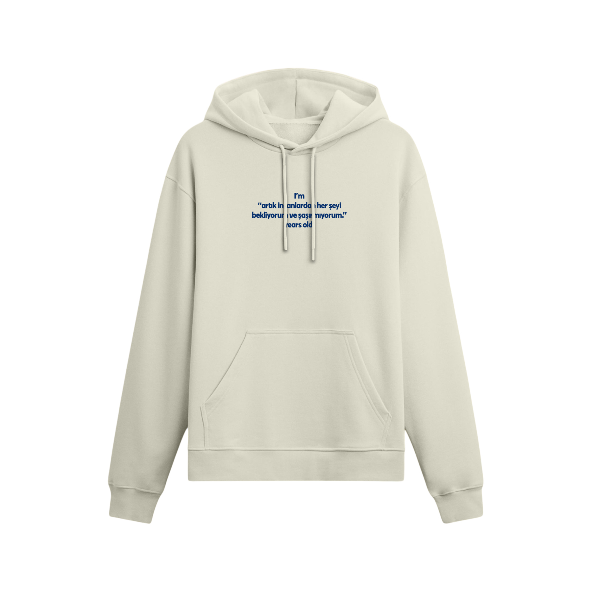 İnsanlardan her şeyi bekliyorum - Oversize Hoodie