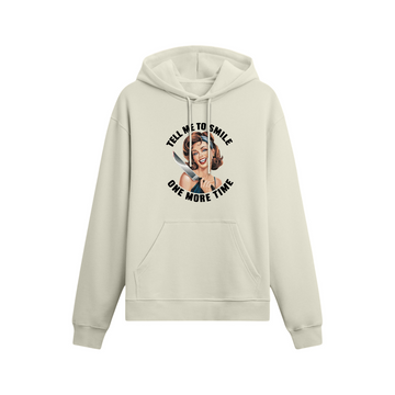 Tell me to smile - Oversize Hoodie