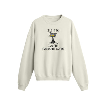 Fine Cat - Oversize Sweatshirt