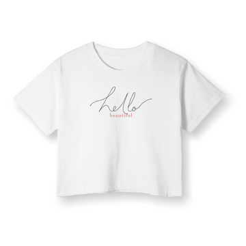 Hello - Crop T-Shirt