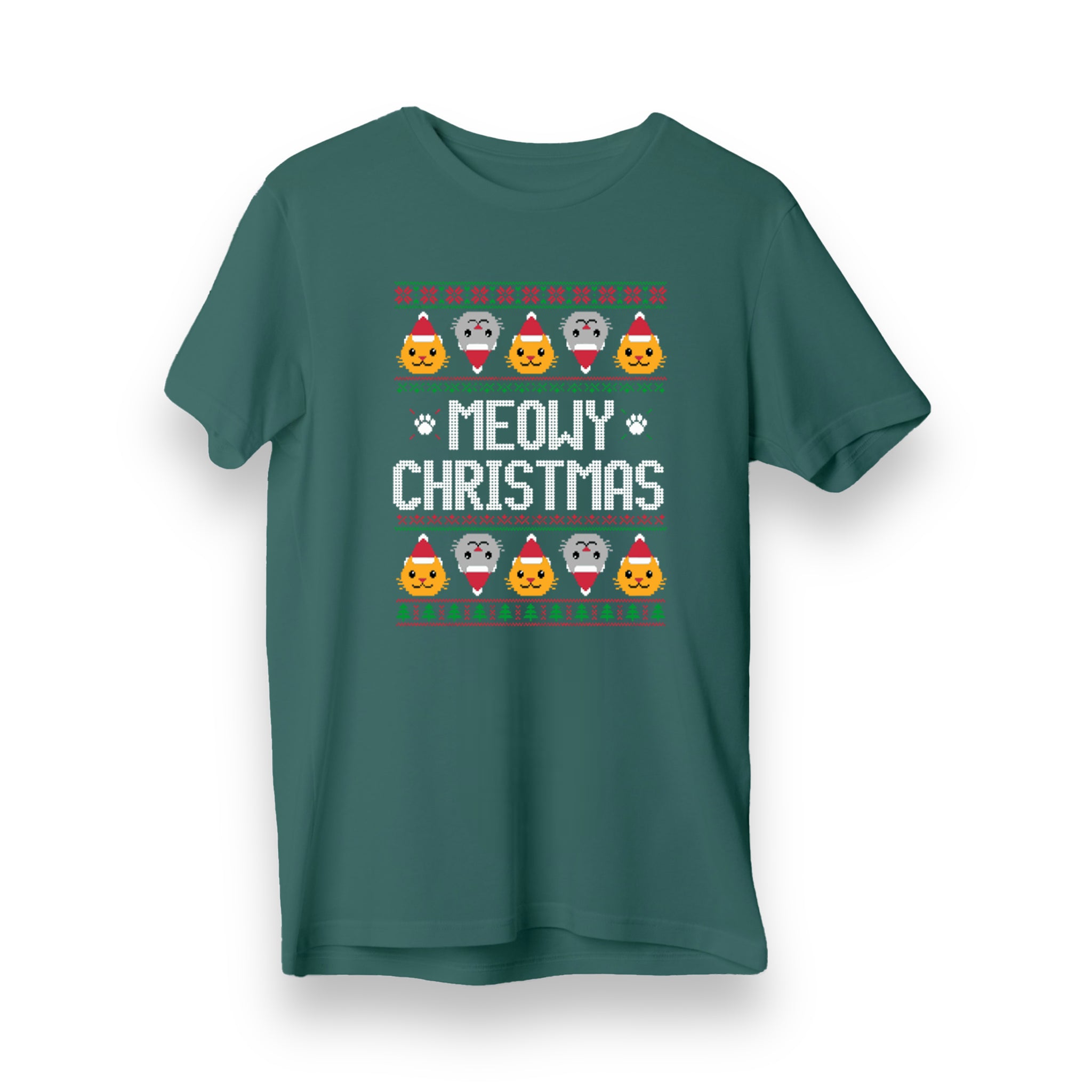 Meowy Christmas - Regular T-Shirt