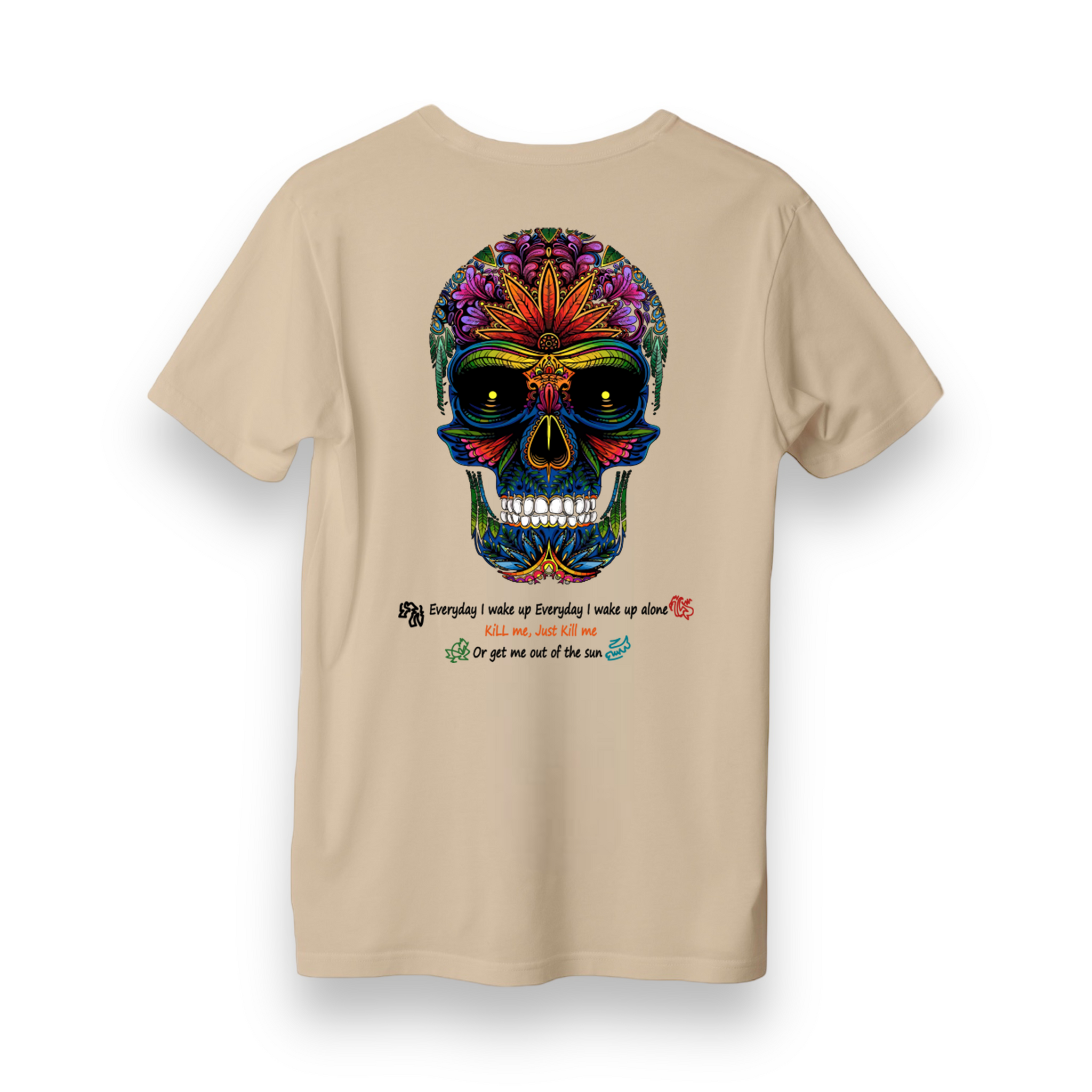 Colourful Skull - Regular T-Shirt