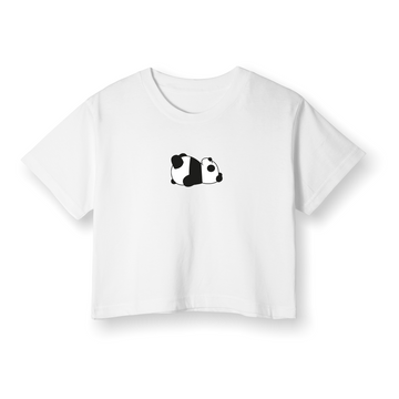 Lazy Panda - Crop T-Shirt