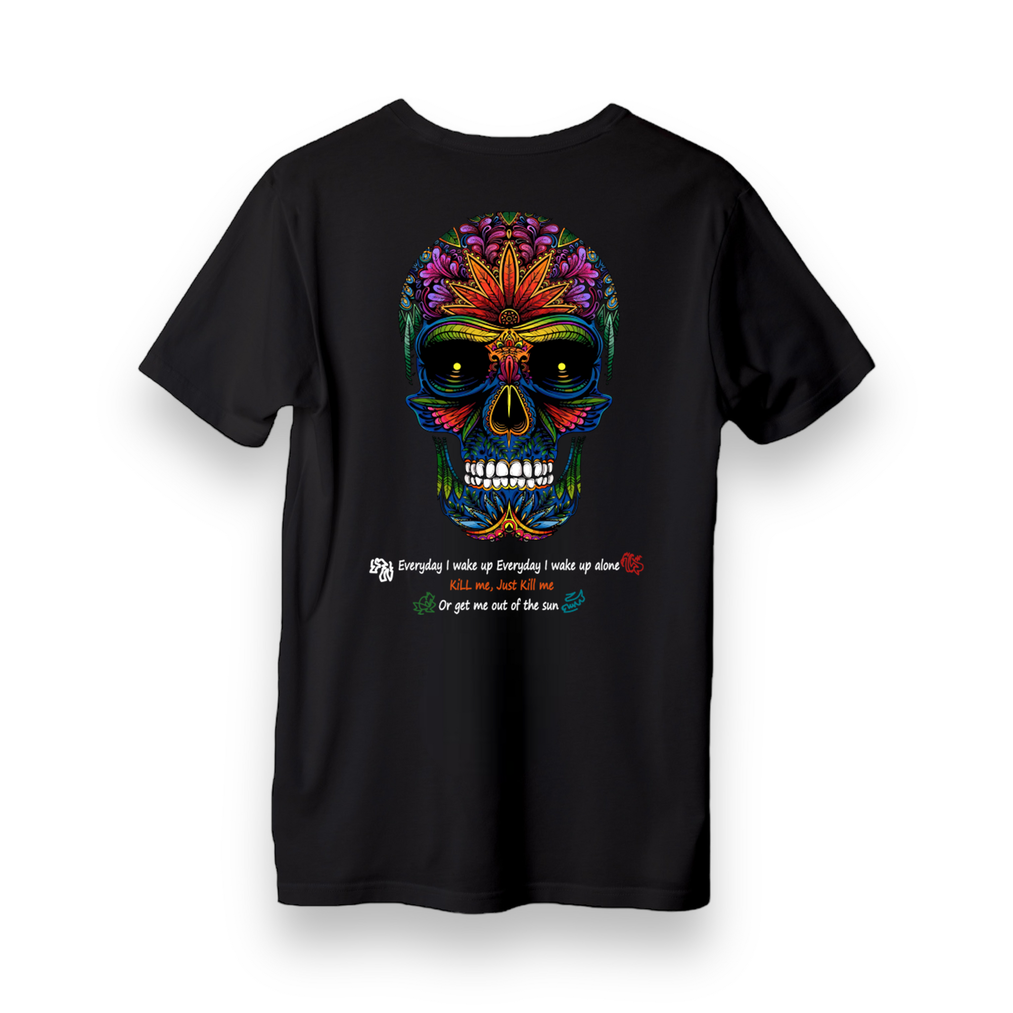 Colourful Skull - Regular T-Shirt