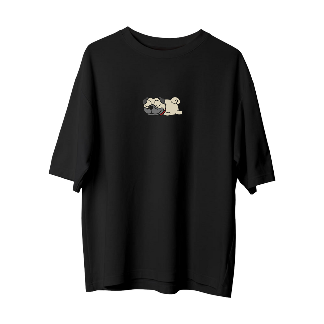 Lazy Pug - Oversize T-shirt