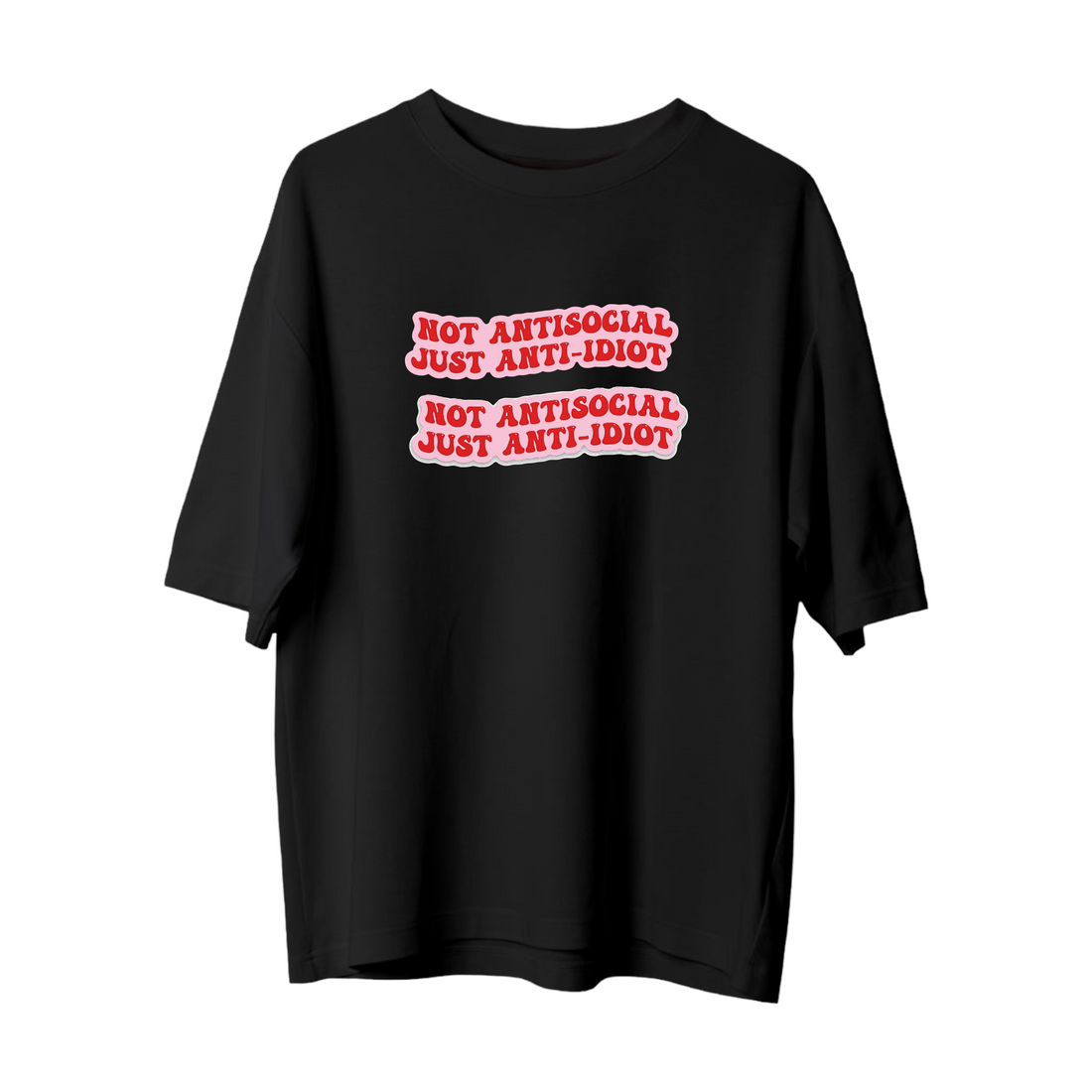 Not Antisocial - Oversize T-Shirt