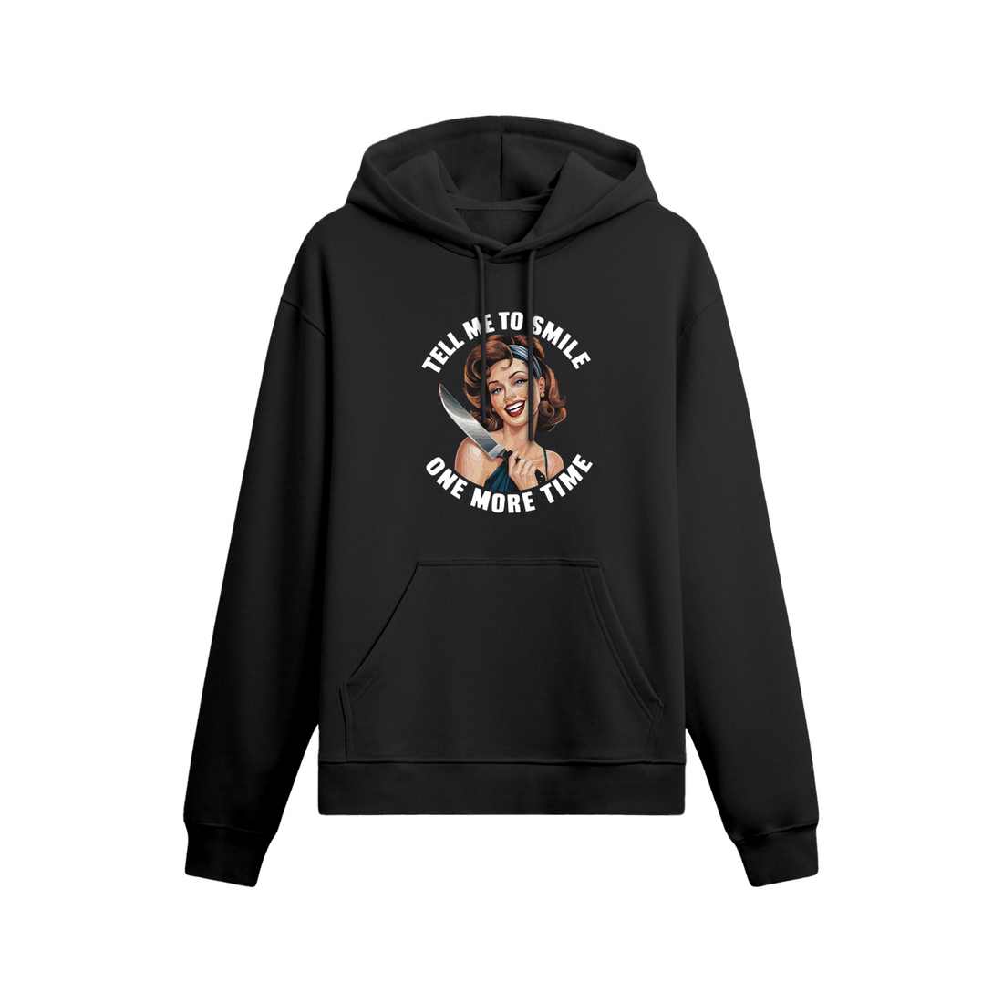 Tell me to smile - Oversize Hoodie