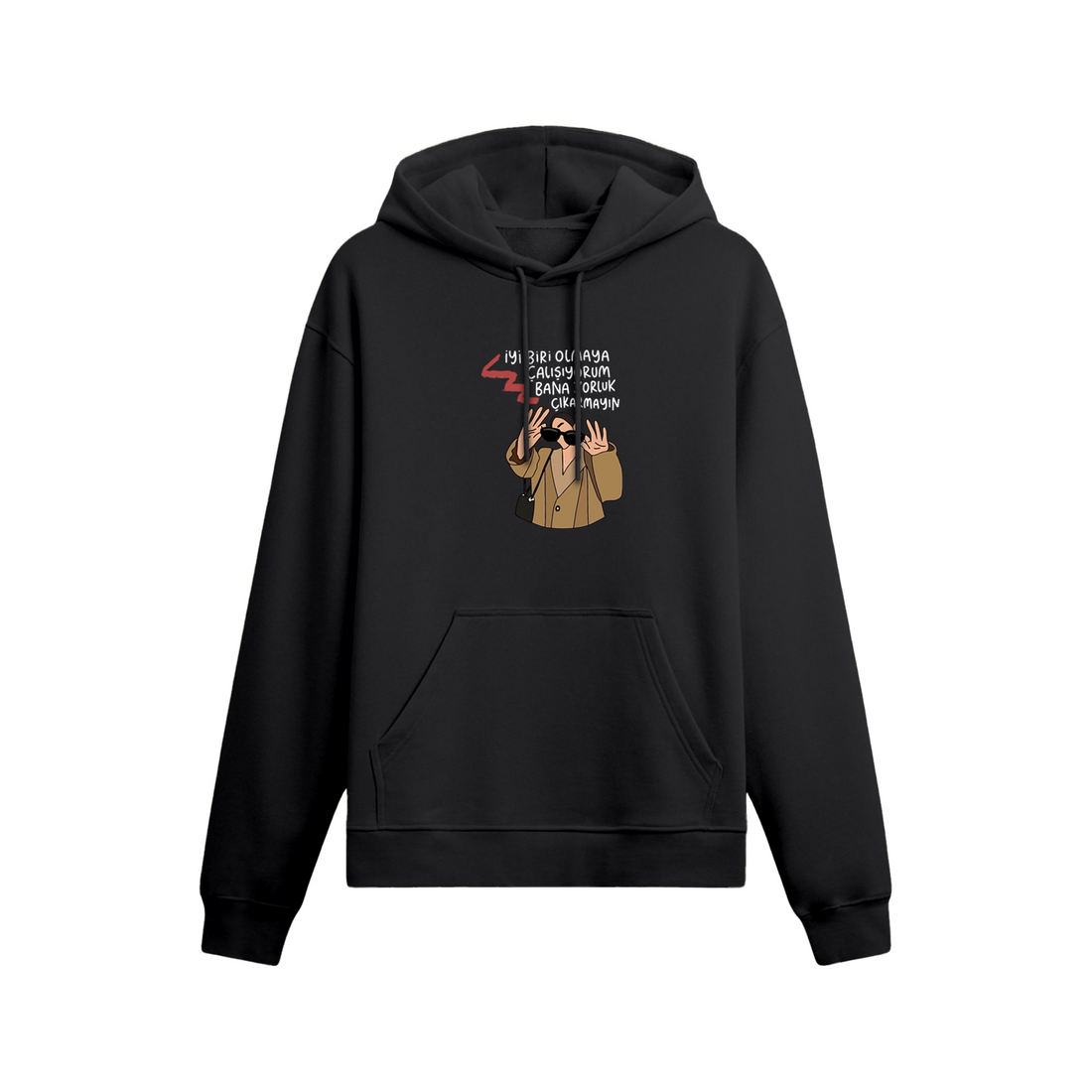 Bana zorluk çıkarmayın  - Oversize Hoodie