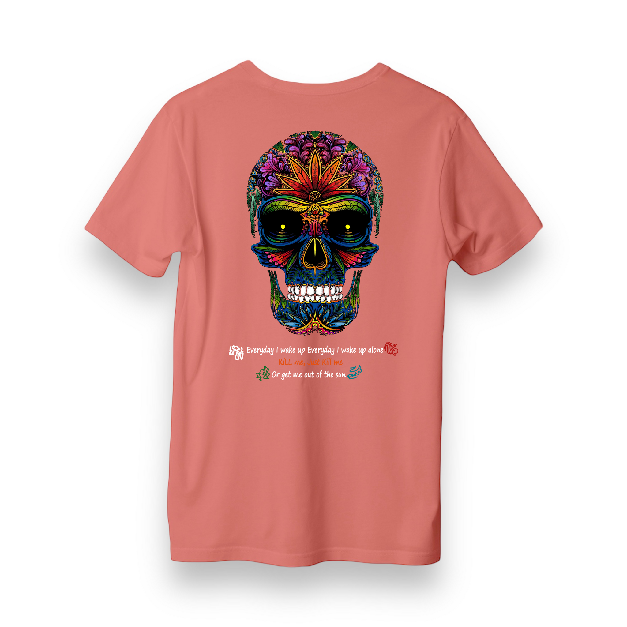 Colourful Skull - Regular T-Shirt