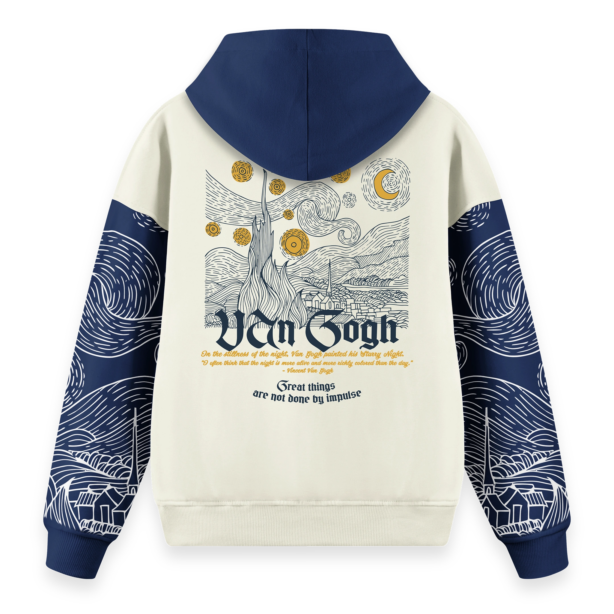 Starry Night - Özel Seri Oversize Hoodie