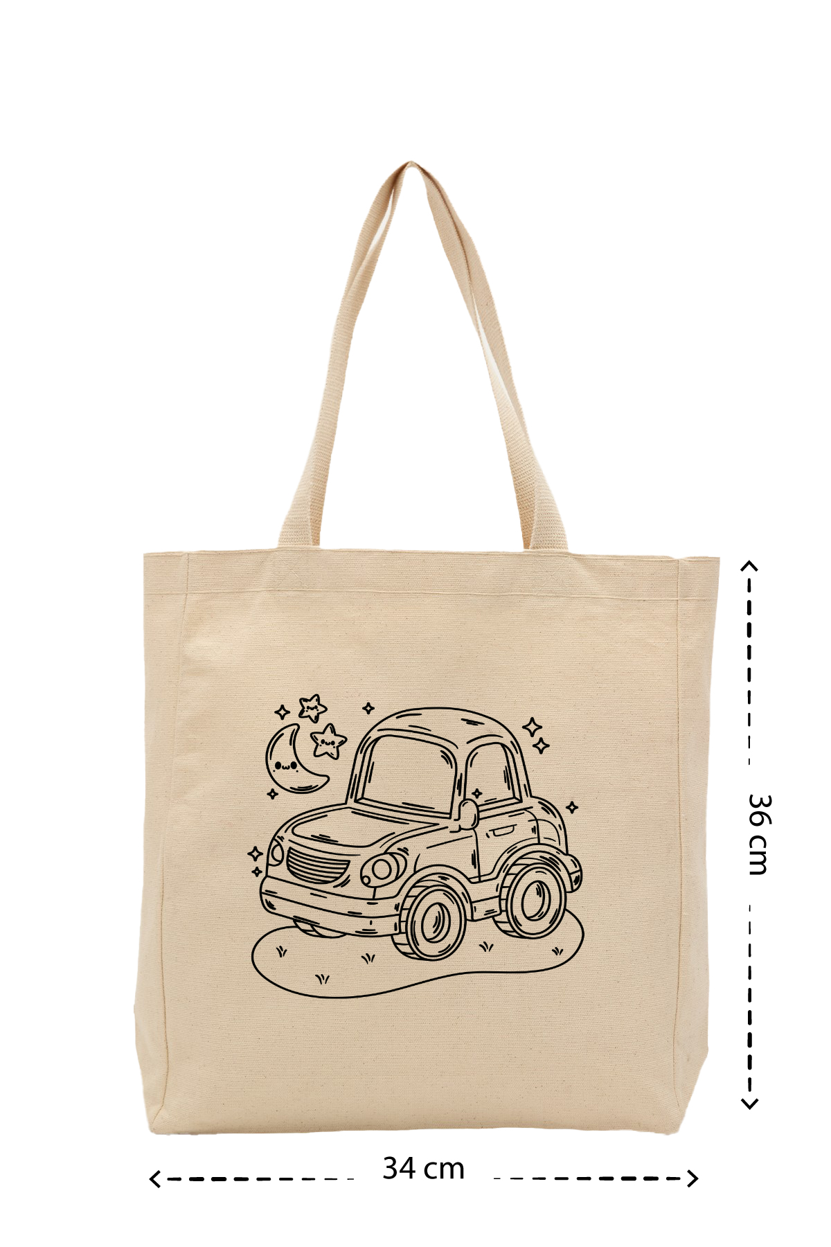 Sweet Car - Kanvas Çanta