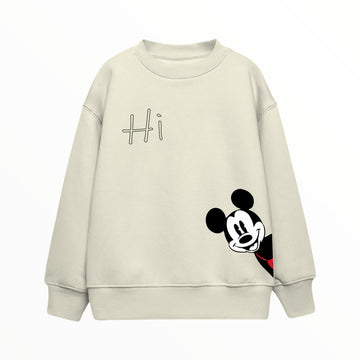 Hi Mickey - Çocuk Sweatshirt