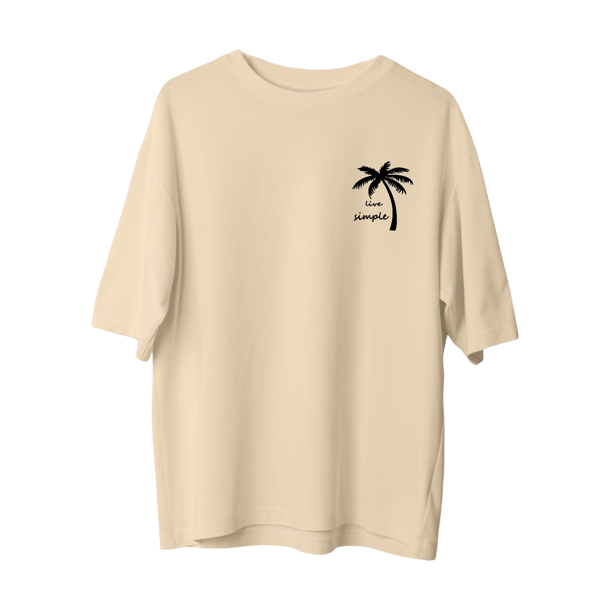 Live Simple- Oversize T-Shirt