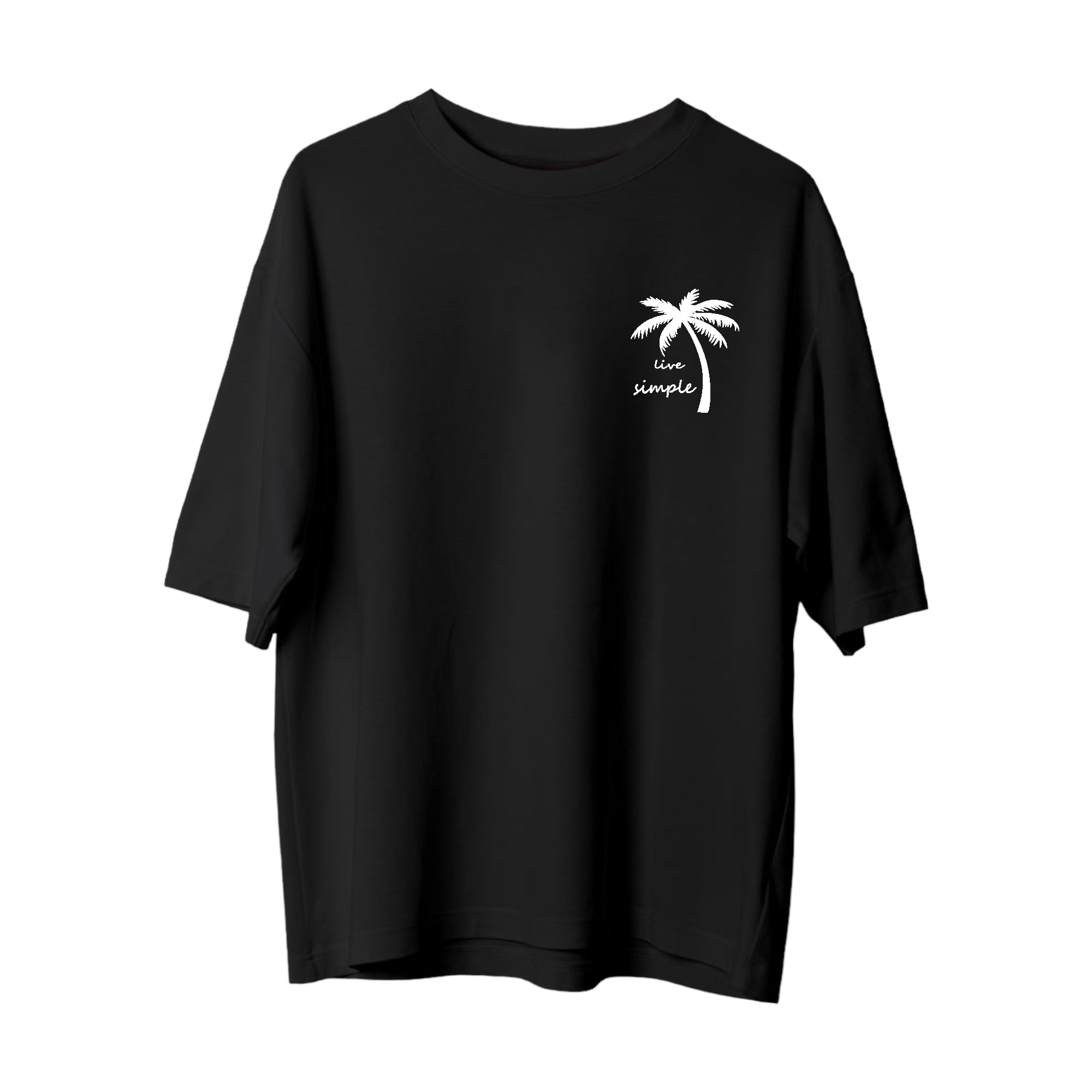 Live Simple- Oversize T-Shirt